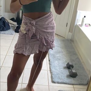 ALTAR’D STATE LILAC WRAP SKIRT